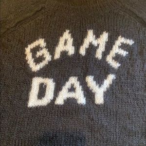 Wooden Ships Game Day Sweater M/L Black